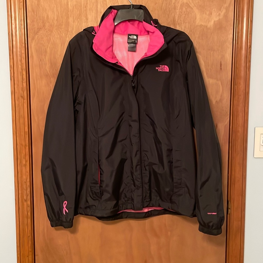 New w/o tags hooded North Face rain jacket, perfect condition